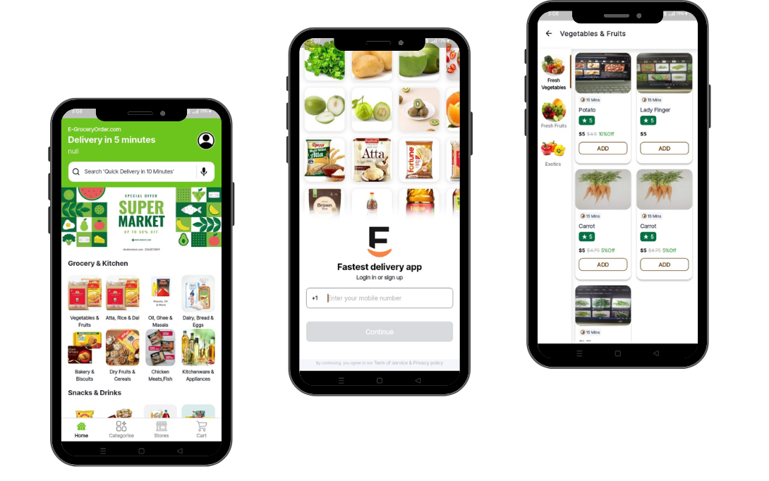 Grocery app Game Source Code